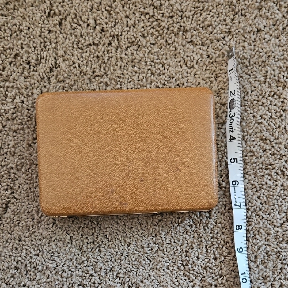 Tan Rectangular Clutch - Picture 5 of 5